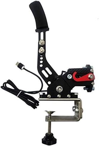 Anngo USB Handbrake PC Windows لألعاب Sim Racing G25 G27 G29 T500 FANATECOSW Dirt Rally + المشبك (النوع الأحمر 2) in Kuwait