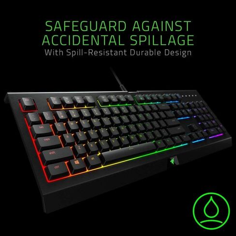 Razer Cynosa Chroma Gaming Keyboard: Individually Backlit RGB Keys - Spill-Resistant Design - Programmable Macro Functionality - Quiet & Cushioned in Saudi Arabia