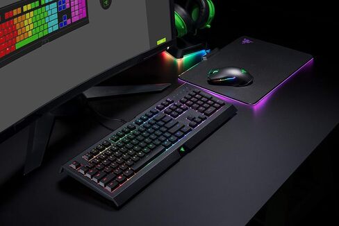 Razer Cynosa Chroma Gaming Keyboard: Individually Backlit RGB Keys - Spill-Resistant Design - Programmable Macro Functionality - Quiet & Cushioned in Saudi Arabia