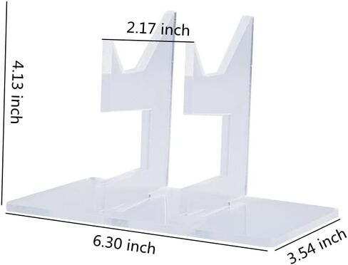 Transparent Acrylic Universal Controller Stand Gaming Gamepad Accessories with Crystal Texture Perfect Display and Organization Gaming Controller Holder for Storage, Organization & Display(2 Packs) in Saudi Arabia