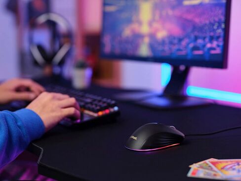 GXTrust Ybar+ High Performance Gaming Mouse 25,600 DPI, Black in Kuwait