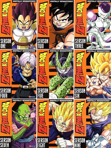 Dragonball Z Complete Seasons 1-9 Box sets (9 Box Sets) in Saudi Arabia