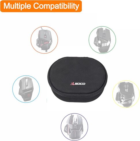RLSOCO Case for Mad Catz Rat Mouse ：Rat air/Rat 8/Rat 9/Rat 7/Rat pro x3/Rat dws Wireless and Wired Mouse (Carrying Case Only) in Saudi Arabia
