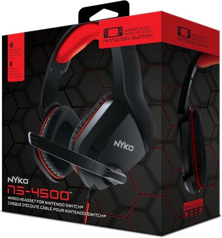Nyko NX1-4500 ستيريو سلكي متوافق مع Xbox One وPS4 وPS5 وSwitch - فوق الأذن، مريح ومتوافق مع Xbox Series X in Kuwait