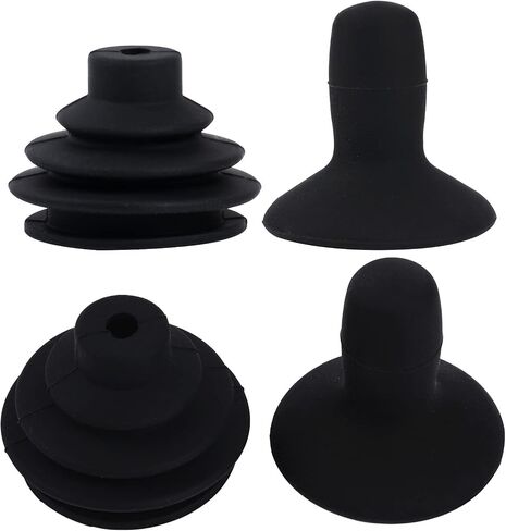4 Pcs Electric Wheelchair Joystick Controller Knob and Gaiter Wheelchair Accessories Black Powerchair Mobility Aid Joystick Button Cap Power Chair Parts Joystick Knob in Saudi Arabia