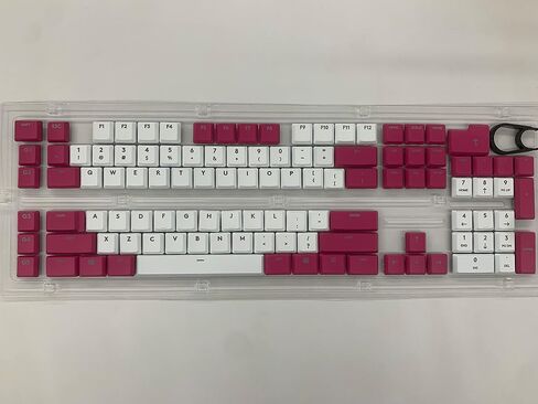 Suitable Logitech G915TKL G915 G815 Keyboard keycaps, 111 Keys. Replacement Keycaps Mechanical Gaming Keyboard… (Black and red Set) in Saudi Arabia