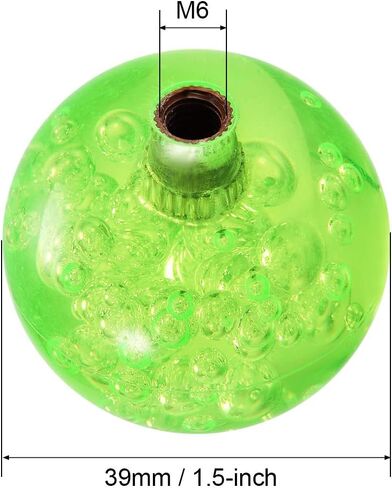 uxcell Joystick الكرة الأعلى مقبض روكر رئيس جولة ممر القتال لعبة DIY قطع استبدال كريستال الأخضر in Saudi Arabia