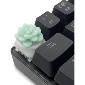 غطاء مفاتيح Capsmiths Succulent Artisan Keycap - Echeveria - لوحات مفاتيح الألعاب الميكانيكية MX (أرجواني) in Kuwait