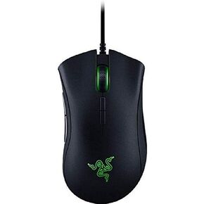 Razer DeathAdder Elite Gaming Mouse: 16,000 DPI Optical Sensor - Chroma RGB Lighting - 7 Programmable Buttons - Mechanical Switches - Rubber Side Grips - Matte Black in Saudi Arabia