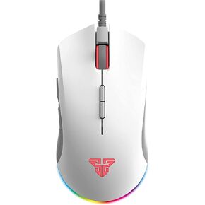 FANTECH Blake X17 ماوس ألعاب سلكي متطور، 16.8 مليون RGB، مستشعر بصري 10000 نقطة في البوصة، 7 أزرار قابلة للبرمجة، للاستخدام باليد اليمنى أو اليسرى، أسود in Kuwait