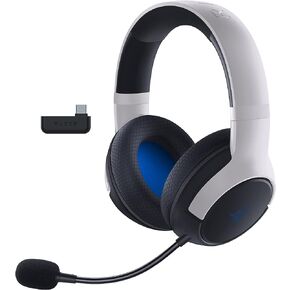 Razer Kaira X Wired Gaming Headset for Playstation 5 / PS5, PS4, PC, Mac, Mobile: 50mm Drivers - HyperClear Cardioid Mic - Memory Foam Cushions - On-Headset Controls - White & Black in Kuwait