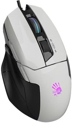 بلودي ماوس العاب W70 ماكس للالعاب 10000 CPI 250 IPS RGB لون ابيض in Kuwait