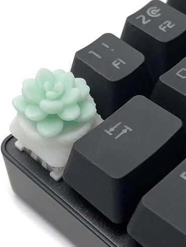 غطاء مفاتيح Capsmiths Succulent Artisan Keycap - Echeveria - لوحات مفاتيح الألعاب الميكانيكية MX (أرجواني) in Kuwait
