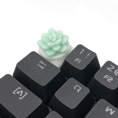 غطاء مفاتيح Capsmiths Succulent Artisan Keycap - Echeveria - لوحات مفاتيح الألعاب الميكانيكية MX (أرجواني) in Kuwait