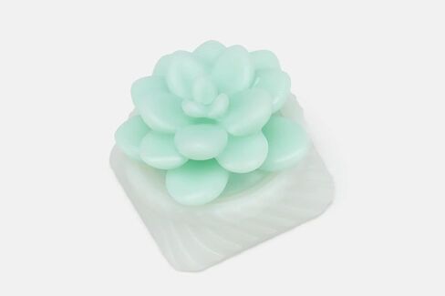 غطاء مفاتيح Capsmiths Succulent Artisan Keycap - Echeveria - لوحات مفاتيح الألعاب الميكانيكية MX (أرجواني) in Kuwait