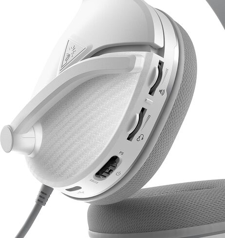 Turtle Beach Recon 200 Gen 2 Wired Multiplatform Gaming Headset, Xbox, PS5 | Xbox Series X|S & Xbox One, PlayStation, PS4, PC, Powered Bass Boost, Flip-to-Mute Mic, Mic Monitoring, Memory Foam, Black in Kuwait