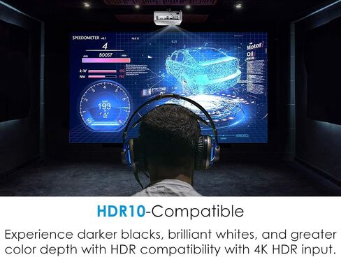 Optoma GT1080HDR – Full HD 1080p Short Throw Projector, 3,800 Lumens, 4K HDR Compatible, Low Input Lag Gaming, Home Entertainment & Golf Simulator Ready in Kuwait