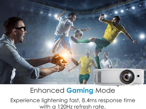 Optoma GT1080HDR – Full HD 1080p Short Throw Projector, 3,800 Lumens, 4K HDR Compatible, Low Input Lag Gaming, Home Entertainment & Golf Simulator Ready in Kuwait