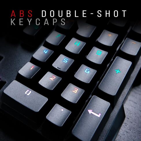 Bloody B720 Light Strike Optical Gaming Keyboard (Smooth/Linear) - Comfort Wrist pad - Faster Than Mechanical - 0.2ms Key Response Neon LED Backlit - Water Resistant [LK Black] in Kuwait