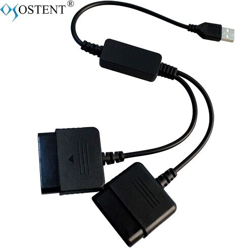 OSTENT PS1 PS2 to PC Computer USB 2.0 Controller Adapter Converter for Sony PS2 Wired Controller in Saudi Arabia