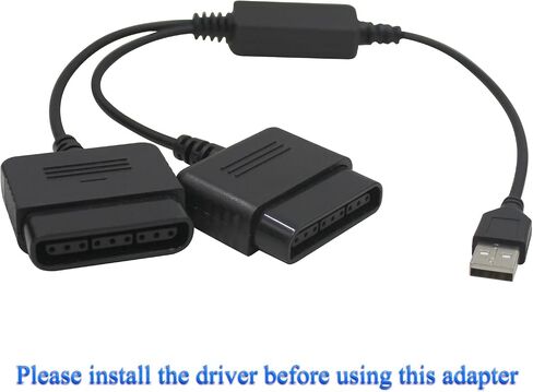 OSTENT PS1 PS2 to PC Computer USB 2.0 Controller Adapter Converter for Sony PS2 Wired Controller in Saudi Arabia