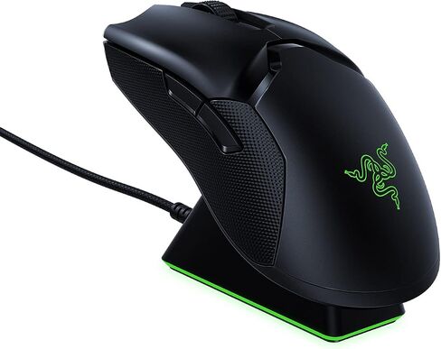 Razer Viper Mini - ماوس ألعاب سلكي للكمبيوتر/Mac (خفيف الوزن 61 جرام، يمكن استخدامه بكلتا اليدين، كابل Speedflex، مستشعر بصري 8500 نقطة في البوصة، إضاءة Chroma RGB) أسود in Kuwait