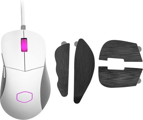 Cooler Master MM730 RGB-LED Lightweight 48g Wired Gaming Mouse - 16000 DPI Optical Sensor, 70 Million Click Optical Micro Switches - White Matte in Saudi Arabia