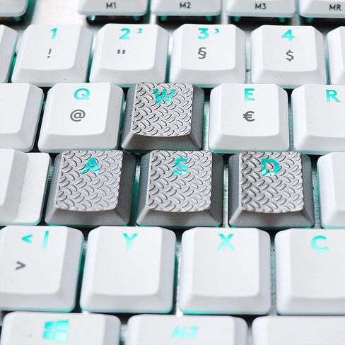 Backlit keycaps Key Cap Replacement for GL Tactile Switch Logitech G813 G815 G913 G915 TKL RGB Mechanical Gaming Keyboard (1X Space bar, White) in Kuwait