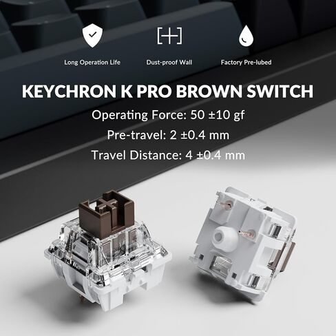 Keychron Q1 Pro Wireless Custom Mechanical Keyboard, QMK/VIA Programmable Full Aluminum 75% Layout Bluetooth/Wired RGB with Hot-swappable Keychron K Pro Banana Switch Compatible with Mac Windows Linux in Kuwait