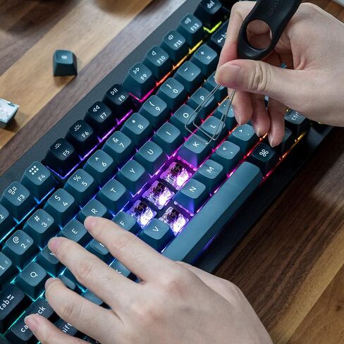 Keychron Q1 Pro Wireless Custom Mechanical Keyboard, QMK/VIA Programmable Full Aluminum 75% Layout Bluetooth/Wired RGB with Hot-swappable Keychron K Pro Banana Switch Compatible with Mac Windows Linux in Kuwait