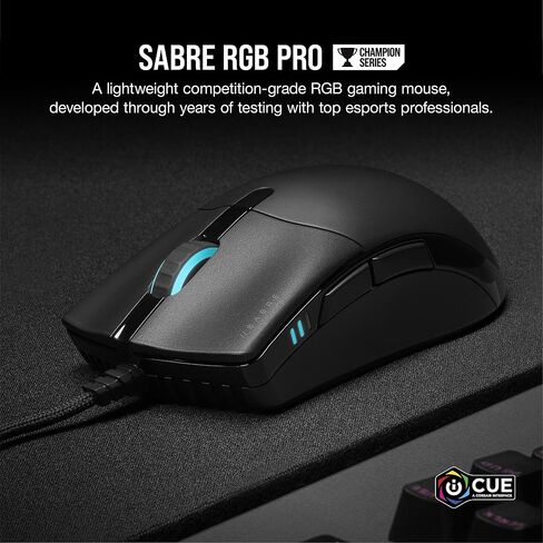 ماوس ألعاب كورسير سابر RGB برو شامبيون سلسلة FPS/MOBA in Saudi Arabia