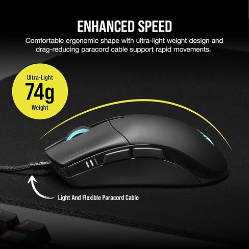 ماوس ألعاب كورسير سابر RGB برو شامبيون سلسلة FPS/MOBA in Saudi Arabia