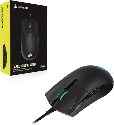ماوس ألعاب كورسير سابر RGB برو شامبيون سلسلة FPS/MOBA in Saudi Arabia