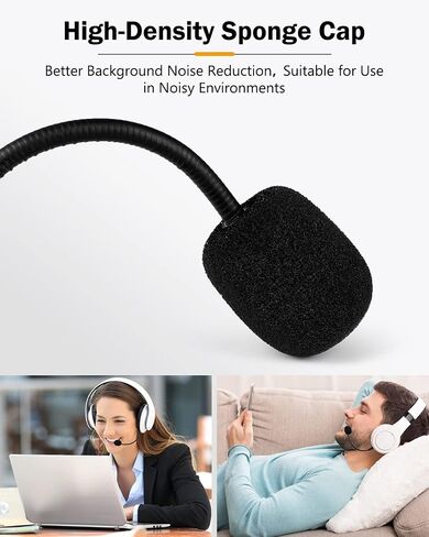 AKKE Replacement Game Mic Compatible for Logitech G PRO 3.5mm Jack Detachable Microphone Boom Noise Cancelling for Logitech G PRO,Logitech G PRO X Gaming Headsets in Saudi Arabia