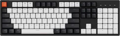 Keychron C2 Full Size 104 Keys USB Type-C Wired Mechanical Gaming Keyboard for Mac Layout, Gateron G Pro Red Switch/RGB Backlight/Double-Shot ABS keycaps Computer Keyboard for Windows Laptop PC in Saudi Arabia