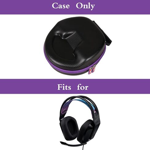 Mchoi Hard Travel Storage Case Compatible with Logitech G733 / G435 Lightspeed Wireless Gaming Headset, G335 Wired Gaming Headset, CASE ONLY in Saudi Arabia