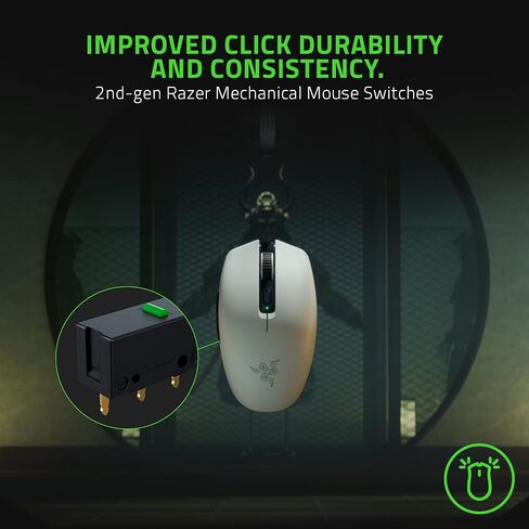 Razer Orochi V2 Wireless Gaming Mouse, PC & Mac, Portable, 60g, Quartz Pink | Bluetooth & 2.4GHz Wireless Connectivity, 18K DPI, Up to 1100 Hr Battery Life in Saudi Arabia