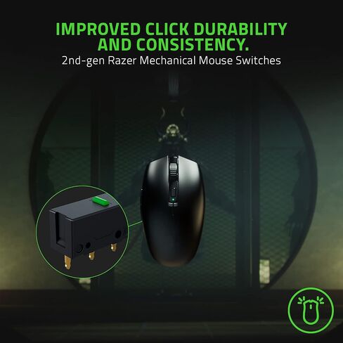 ماوس الألعاب اللاسلكي Razer Orochi V2 Mobile: خفيف الوزن للغاية - وضعان لاسلكيان - عمر بطارية يصل إلى 950 ساعة - مفاتيح الماوس الميكانيكية - مستشعر بصري 5G متقدم بدقة 18K DPI - أبيض in Saudi Arabia