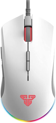 FANTECH Blake X17 ماوس ألعاب سلكي متطور، 16.8 مليون RGB، مستشعر بصري 10000 نقطة في البوصة، 7 أزرار قابلة للبرمجة، للاستخدام باليد اليمنى أو اليسرى، أسود in Kuwait