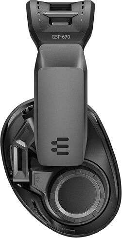 سماعة ألعاب لاسلكية EPOS I SENNHEISER GSP 670 ، بلوتوث منخفض الاستجابة ، صوت محيطي 7.1 ، ميكروفونًا لإزالة الضوضاء، قلب إلى كتم الصوت ، ضبط الصوت ، لأجهزة الكمبيوتر ويندوز ، PS4 ، والهواتف الذكية in Kuwait