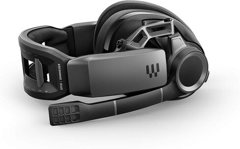 سماعة ألعاب لاسلكية EPOS I SENNHEISER GSP 670 ، بلوتوث منخفض الاستجابة ، صوت محيطي 7.1 ، ميكروفونًا لإزالة الضوضاء، قلب إلى كتم الصوت ، ضبط الصوت ، لأجهزة الكمبيوتر ويندوز ، PS4 ، والهواتف الذكية in Kuwait