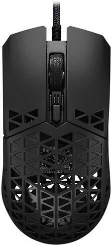 ماوس الألعاب ASUS TUF Gaming M4 Air خفيف الوزن | مستشعر بدقة 16,000 نقطة في البوصة، أزرار قابلة للبرمجة، غطاء هوائي خفيف الوزن 47 جرام، مقاومة للماء IPX6، حبل باراكورد للألعاب TUF وأقدام PTFE منخفضة الاحتكاك، أسود in Saudi Arabia