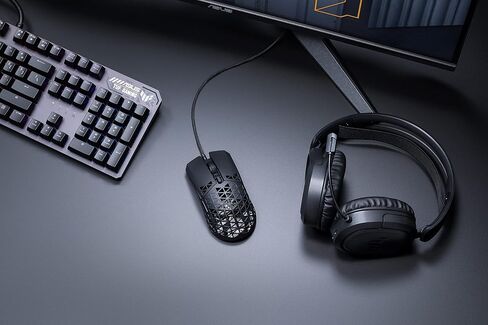 ماوس الألعاب ASUS TUF Gaming M4 Air خفيف الوزن | مستشعر بدقة 16,000 نقطة في البوصة، أزرار قابلة للبرمجة، غطاء هوائي خفيف الوزن 47 جرام، مقاومة للماء IPX6، حبل باراكورد للألعاب TUF وأقدام PTFE منخفضة الاحتكاك، أسود in Saudi Arabia