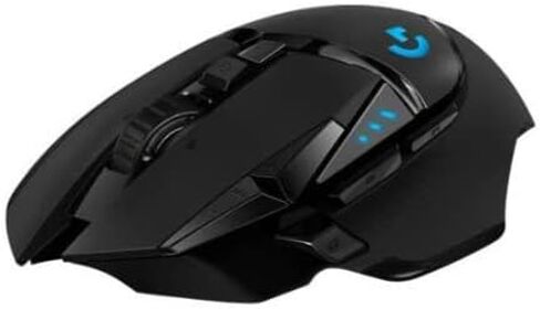حزمة ماوس الألعاب اللاسلكية Logitech G502 Lightspeed مع لوحة ماوس ألعاب RGB مع شحن لاسلكي 15 وات و4 منافذ 3.0 USB (3 عناصر) in Saudi Arabia
