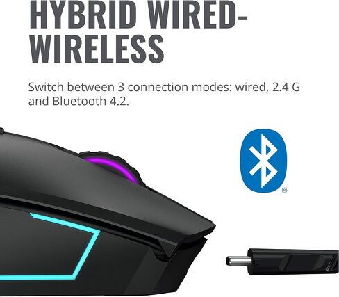 كولر ماستر ماوس العاب MM531 مع مستشعر بصري 12000 نقطة لكل بوصة أثناء الطيران و3 مناطق RGB وازرار بي بي تي in Kuwait