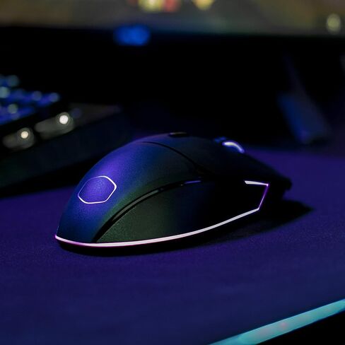 كولر ماستر ماوس العاب MM531 مع مستشعر بصري 12000 نقطة لكل بوصة أثناء الطيران و3 مناطق RGB وازرار بي بي تي in Kuwait