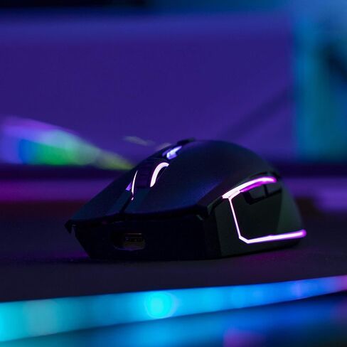 كولر ماستر ماوس العاب MM531 مع مستشعر بصري 12000 نقطة لكل بوصة أثناء الطيران و3 مناطق RGB وازرار بي بي تي in Kuwait