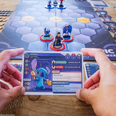 USAOPOLY Disney Sorcerer’s Arena: Epic Alliances Turning The Tide Expansion | Featuring Davy Jones, Moana, and Stitch | Officially-Licensed Disney Strategy & Family Board Game in Saudi Arabia