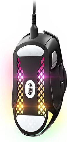 ماوس الألعاب SteelSeries Aerox 5 - خفيف الوزن للغاية 66 جرام - 9 أزرار قابلة للبرمجة - مقاوم للماء IP54 - PC/MAC - FPS، MOBA، Battle Royale، MMO، RPG in Saudi Arabia