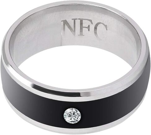 Smart Ring, NFC Multi-Function Smart Rings Magic Wearable Device Universal for Mobile Phone, Connecte to The Mobile Phone Function Operation and Sharing of Data(11in) in Saudi Arabia